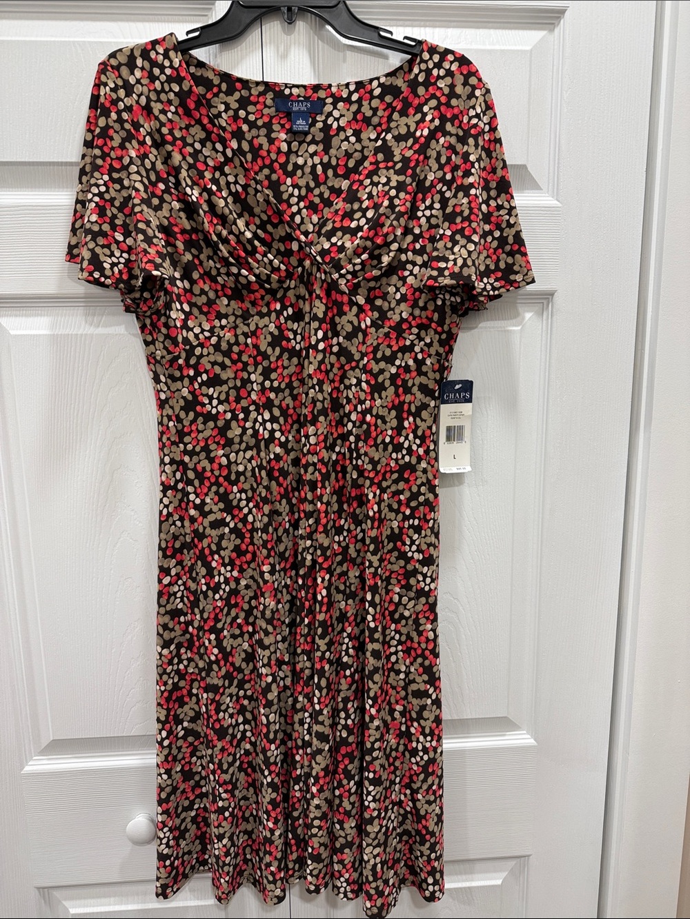 Ralph Lauren Chaps Fit & Flare Dress Size Large NWT